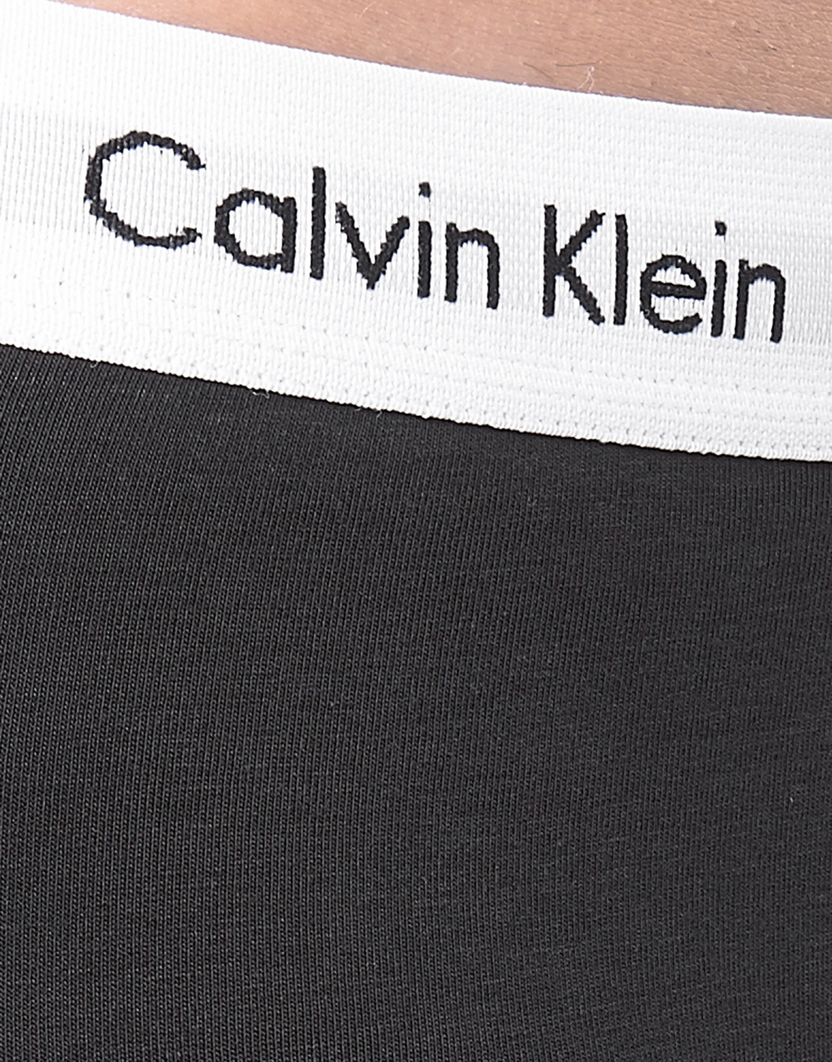 Calvin Klein Jeans Noir COTTON STRECH LOW RISE TRUNK X 3 ltfnFfK5