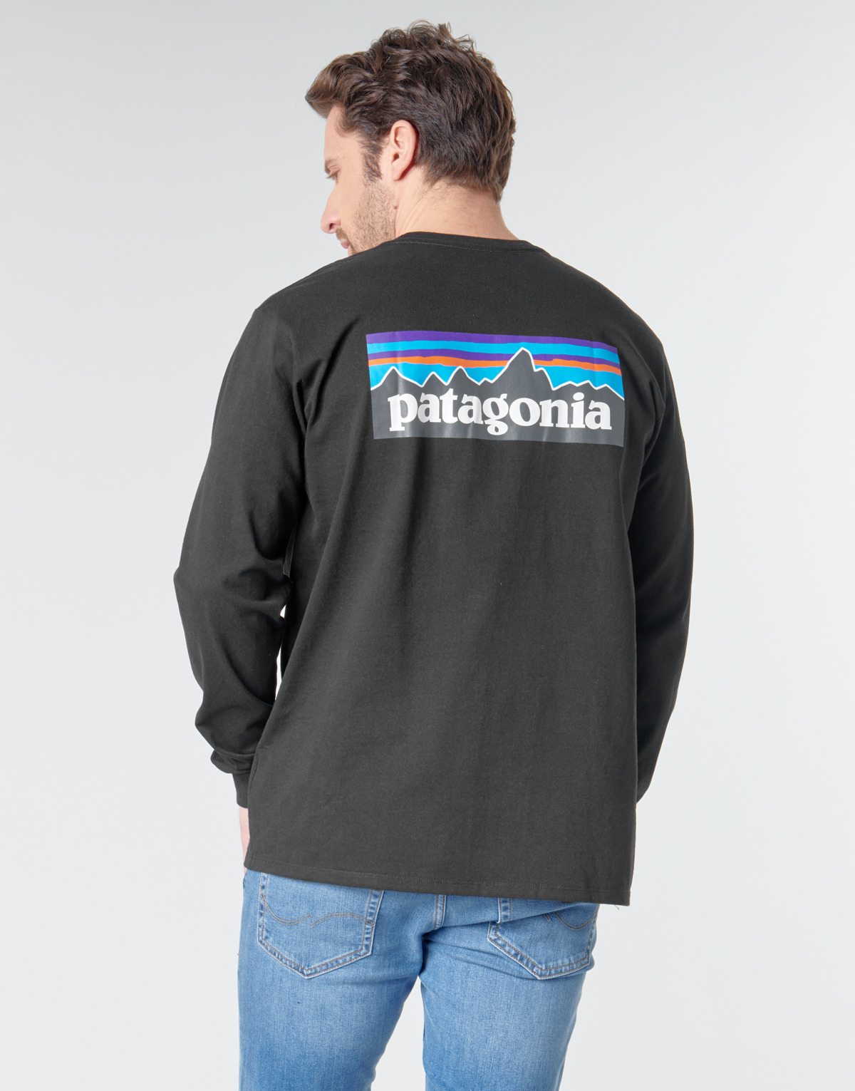 Patagonia Noir M´S L/S P-6 LOGO RESPONSIBILI-TEE L4d24dy8