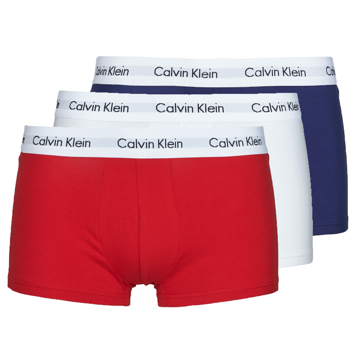 Calvin Klein Jeans Marine / Blanc / Rouge RISE TRUNK X3