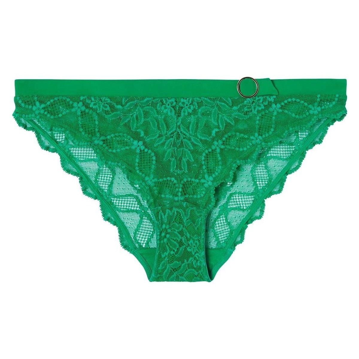 Pomm´poire Vert Culotte en dentelle française vert