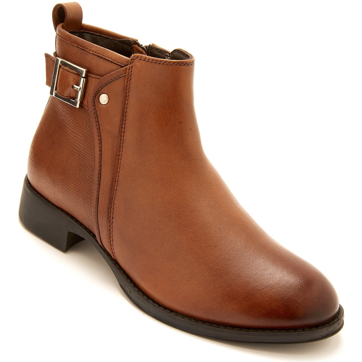 Pediconfort Marron Boots cuir semelle amovible Rxu7QEdg