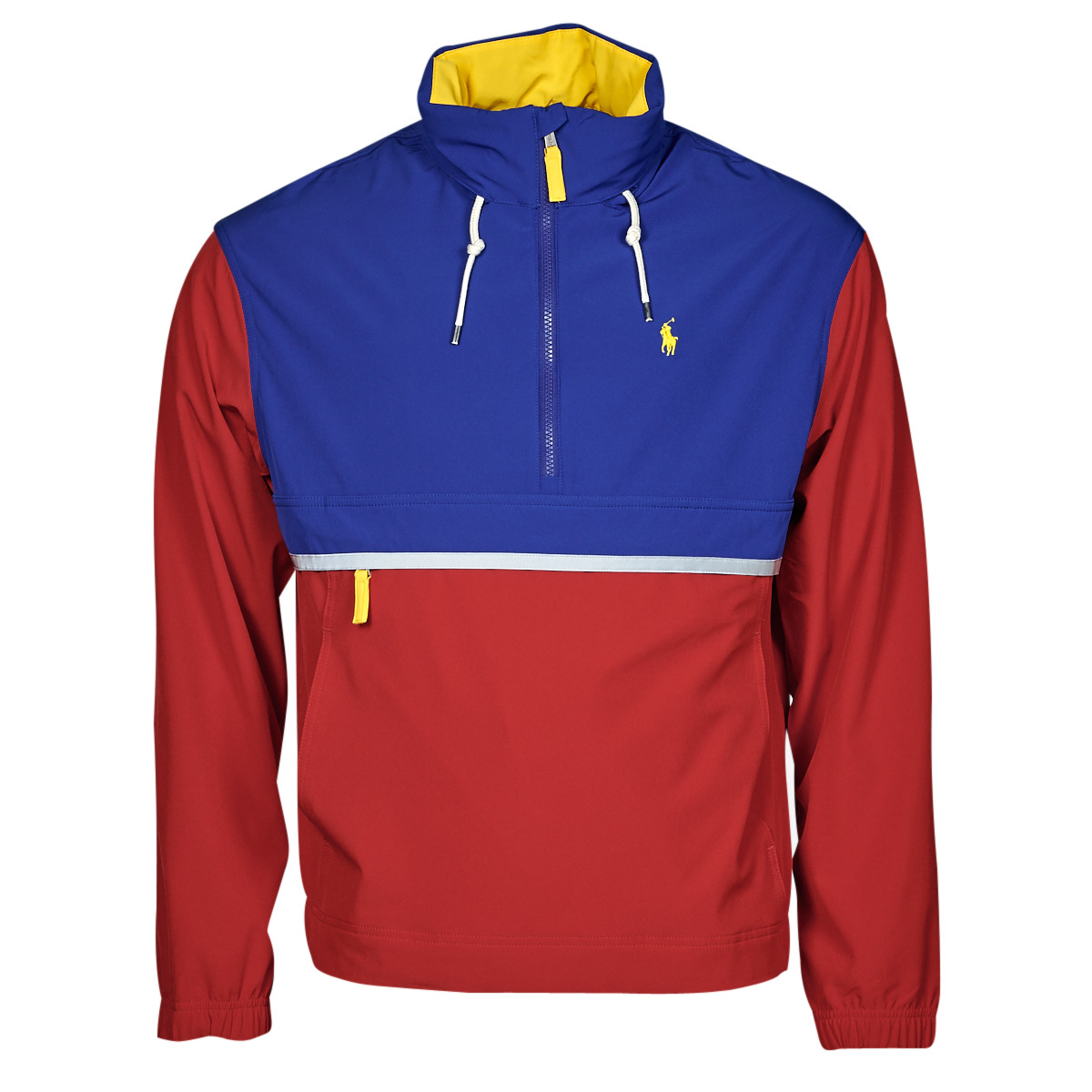 Polo Ralph Lauren Marine / Rouge COUPE VENT ENFILABLE PACKABLE EN POLYESTER RECYCLE ma1cRHoM