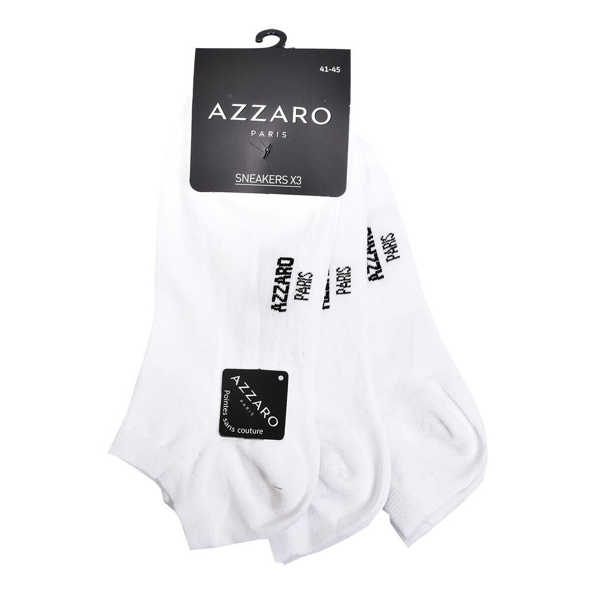 Azzaro Blanc Pack de 6 paires SNEAKERS BL QOw0IexM