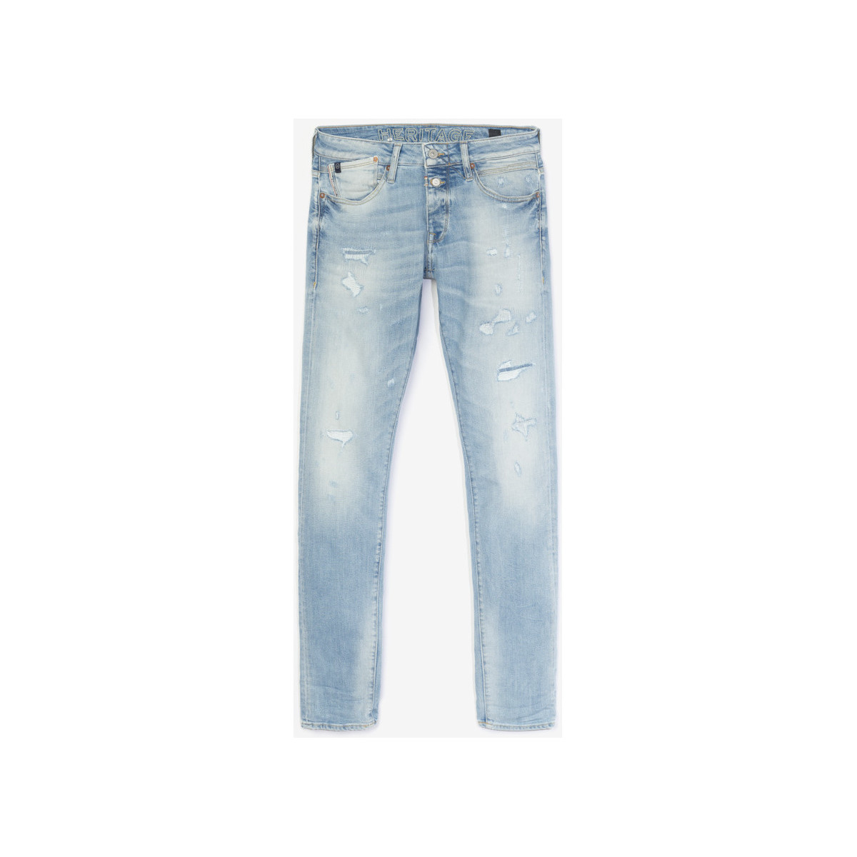 Le Temps des Cerises Bleu Calw 700/11 adjusted jeans destroy vintage bleu olQGBnC6