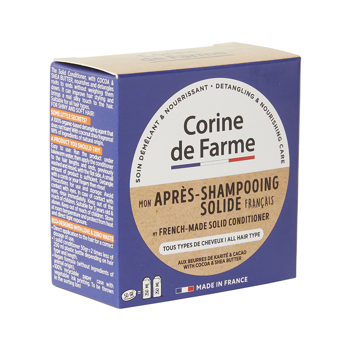 Corine De Farme Autres Mon Après-Shampooing Solide Français - Tous Types ombjYw3i