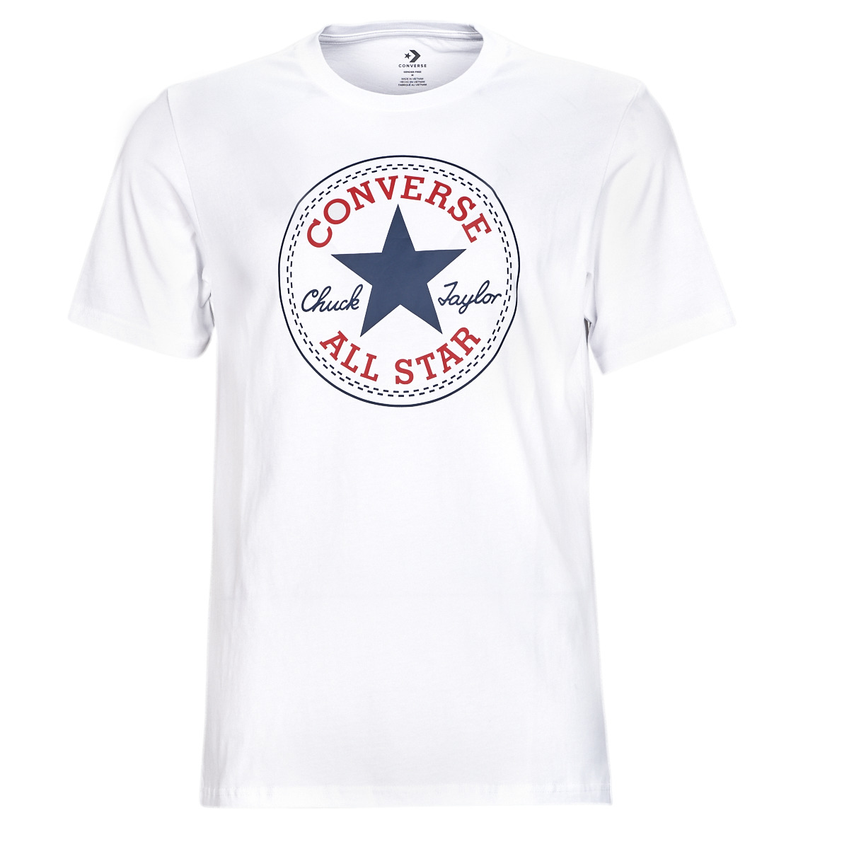 Converse Blanc GO-TO CHUCK TAYLOR CLASSIC PATCH TEE RFD
