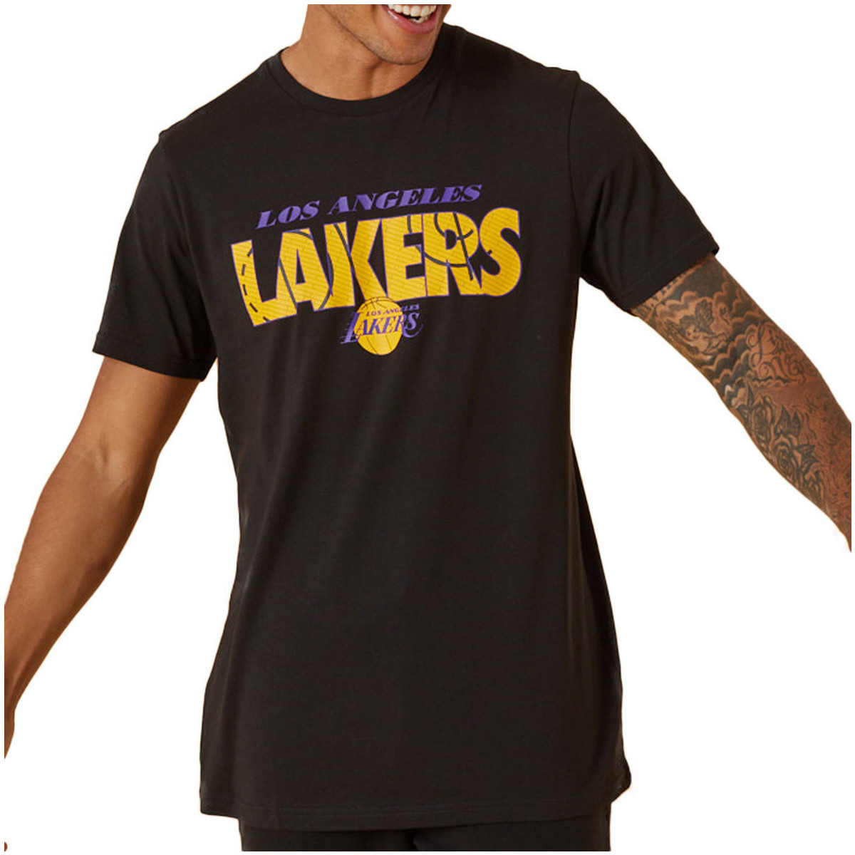 New-Era Noir LA Lakers NBA Wordmark mriSf3dB