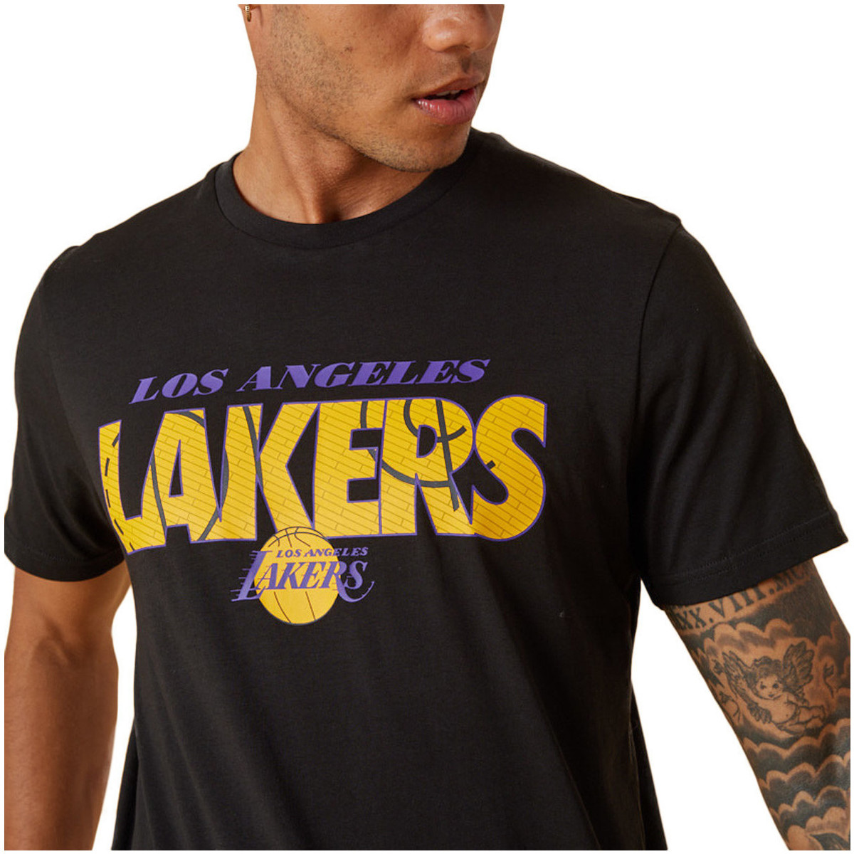 New-Era Noir LA Lakers NBA Wordmark mriSf3dB