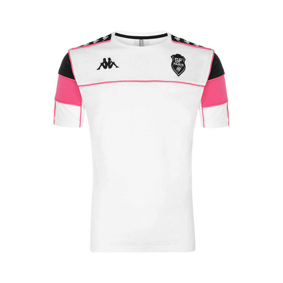 Kappa Blanc T-shirt Arari Stade Français Paris PDgdVCT7
