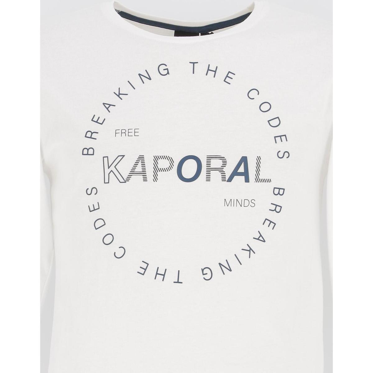 Kaporal Blanc Tee shirt manches longues OOXzw208