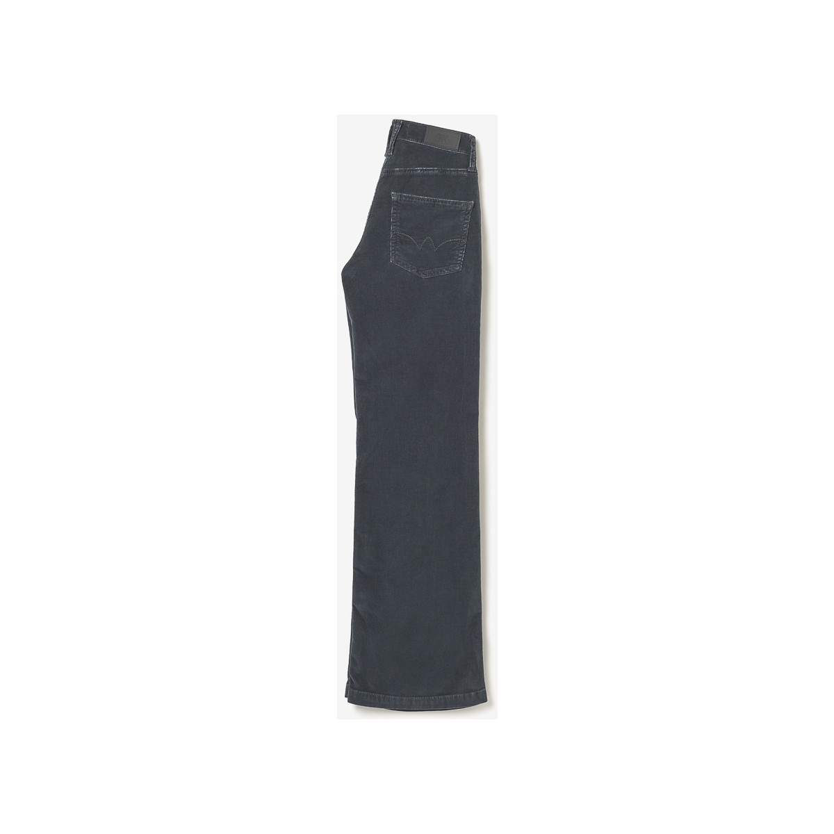 Le Temps des Cerises Gris Flare jeans velours anthracite P9cL7471