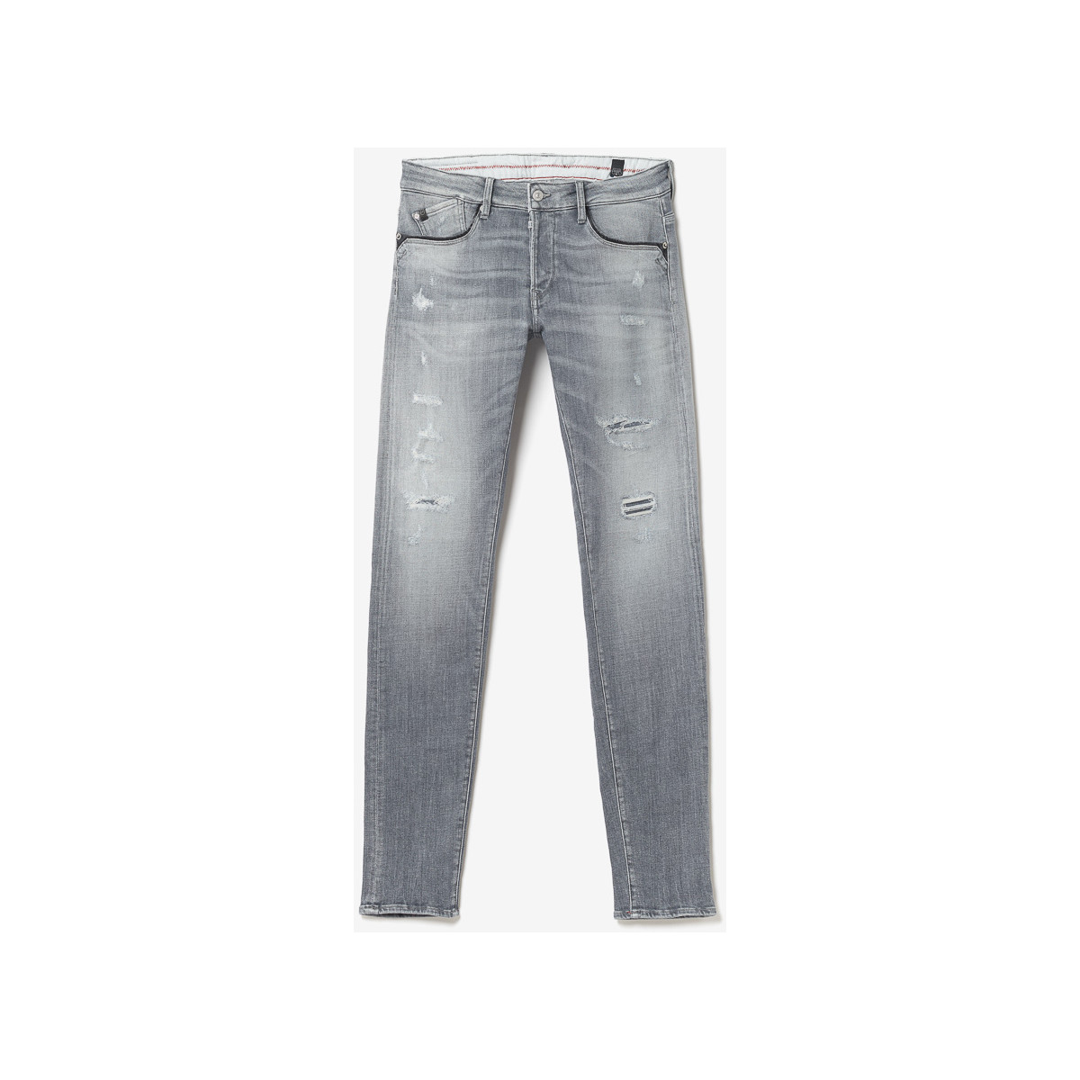 Le Temps des Cerises Gris Triolet 700/11 adjusted jeans destroy gris RFWQr8D2