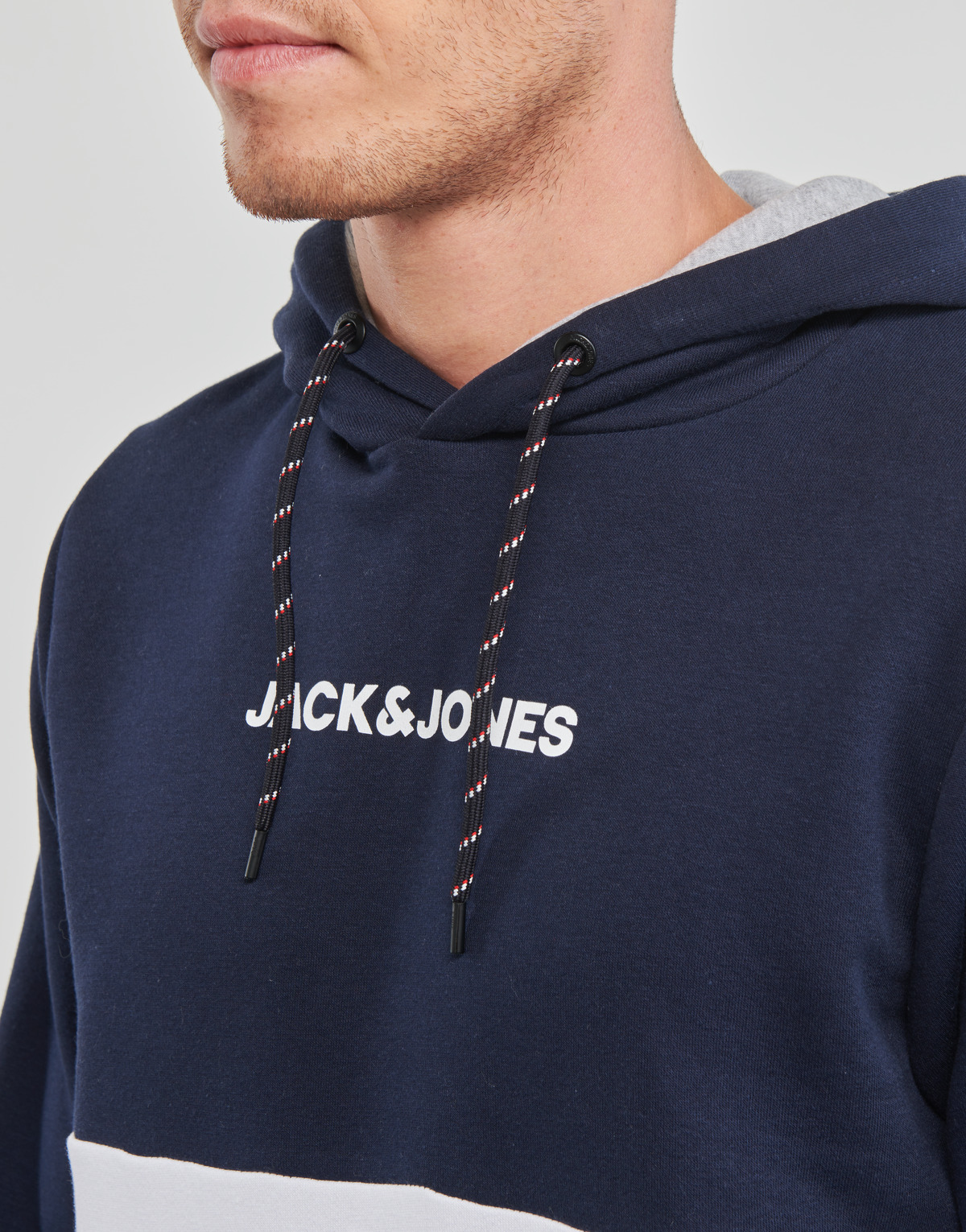 Jack & Jones Multicolore JJEREID BLOCKING SWEAT HOOD lrK6nXna