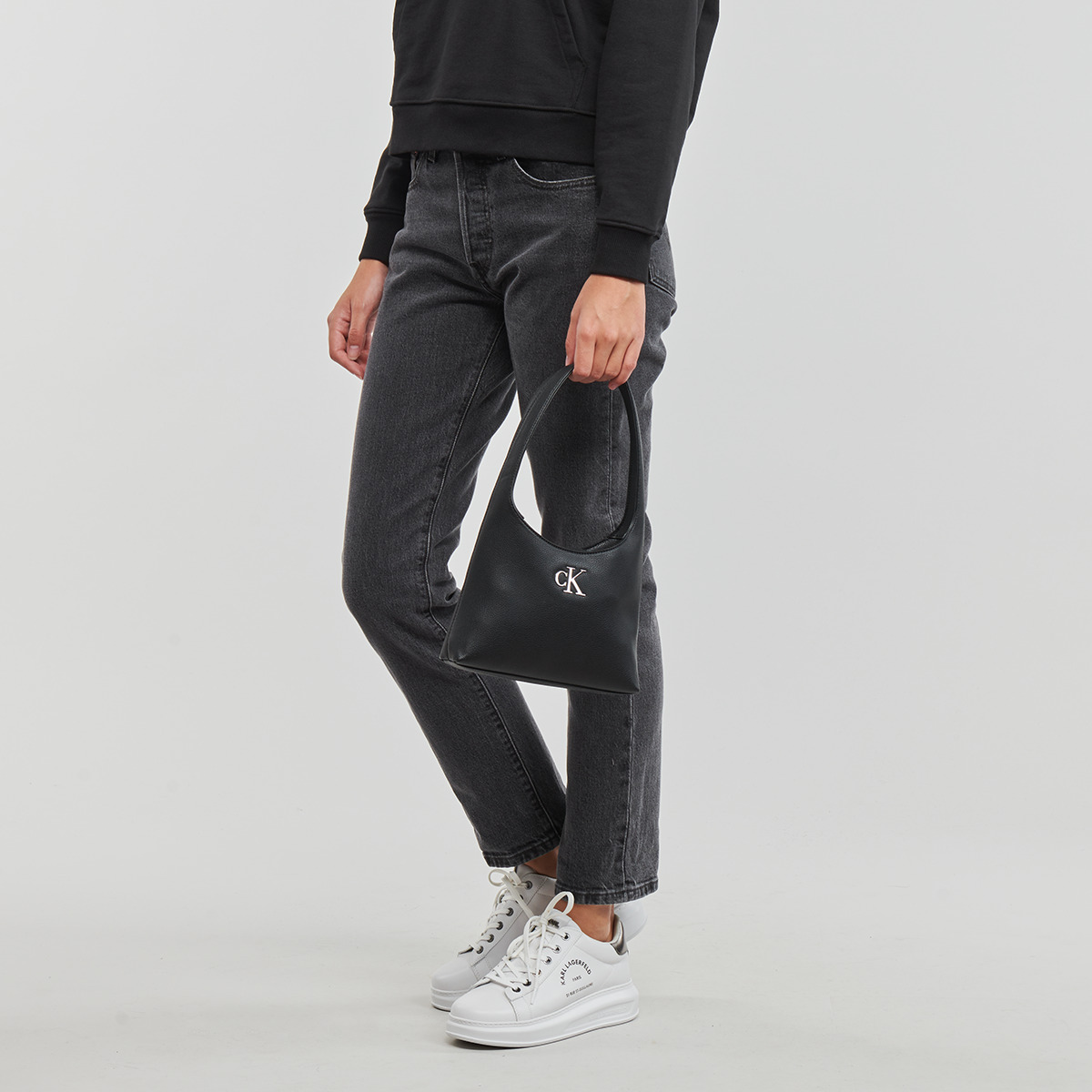 Calvin Klein Jeans Noir MINIMAL MONOGRAMSHOULDER BAG o7PKjKvd