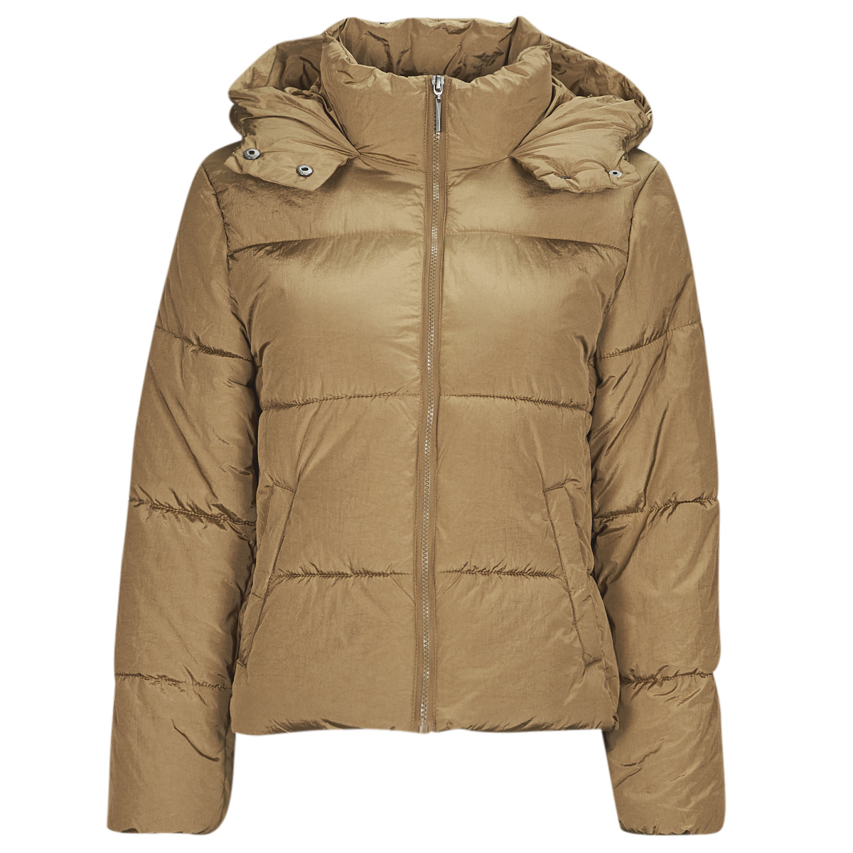 Only Beige ONLCALLIE FITTED PUFFER JACKET CC OTW qg7mkL