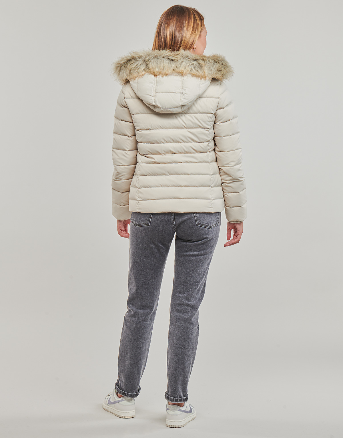 Tommy Jeans Beige TJW BASIC HOODED DOWN JACKET Ql41rv6A