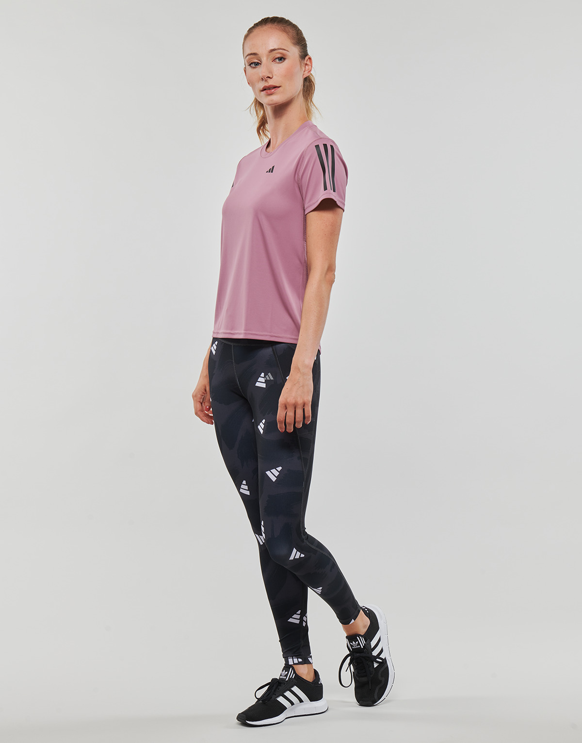 adidas Performance Violet OWN THE RUN TEE mWGx59dX