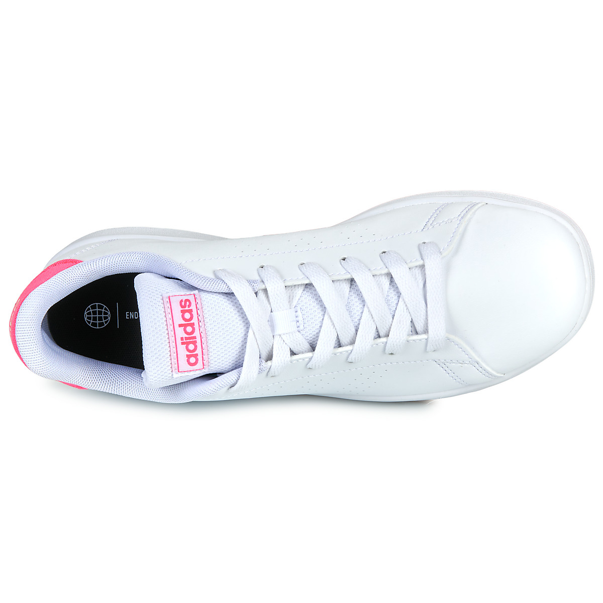 Adidas Sportswear Blanc / Rose ADVANTAGE K R3o6Pglt