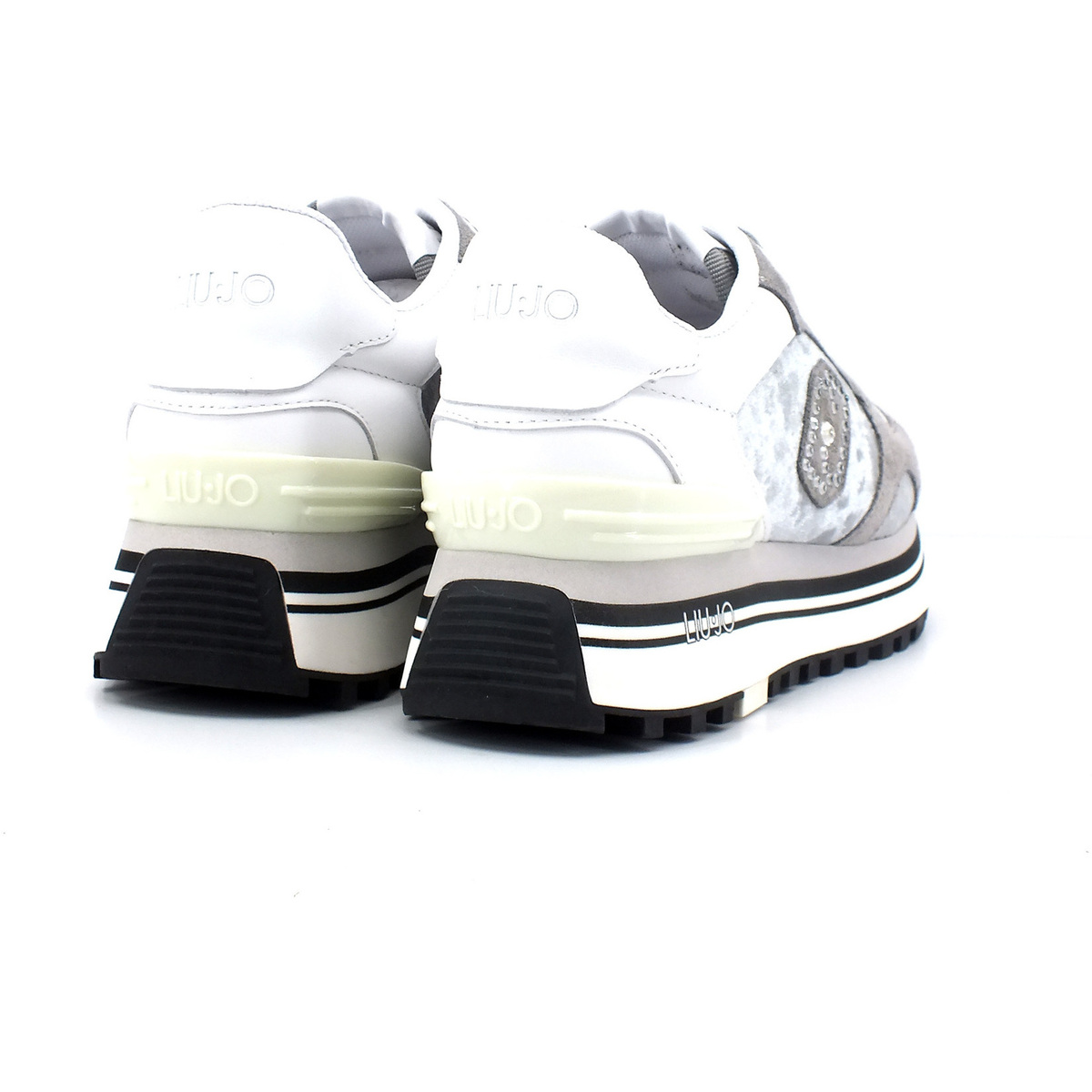 Liu Jo Gris Maxi Wonder 61 Sneaker Donna Iron BF3091PX066 NEwyKH0L