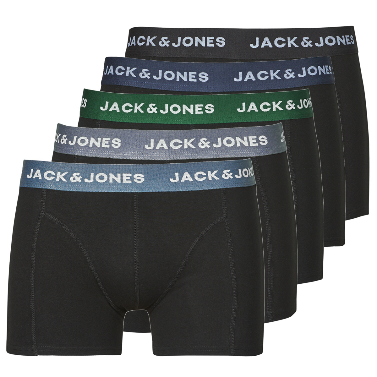 Jack & Jones Noir JACSOLID TRUNKS 5 PACK OP owqf54HO
