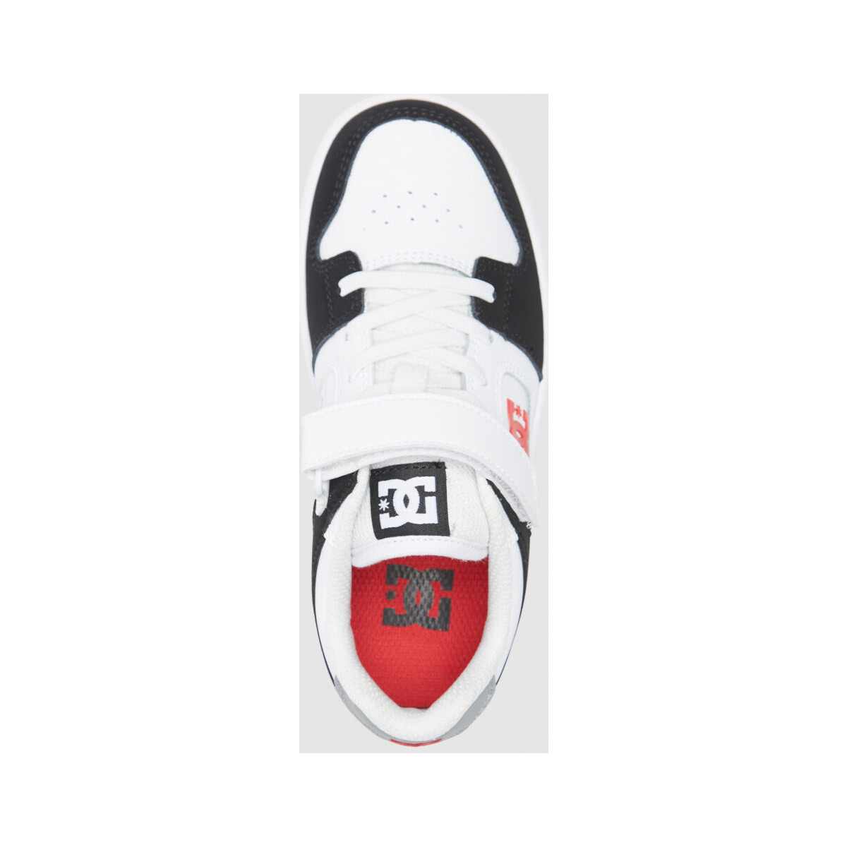 DC Shoes Blanc MANTECA V KIDS black white red Mit03UxF