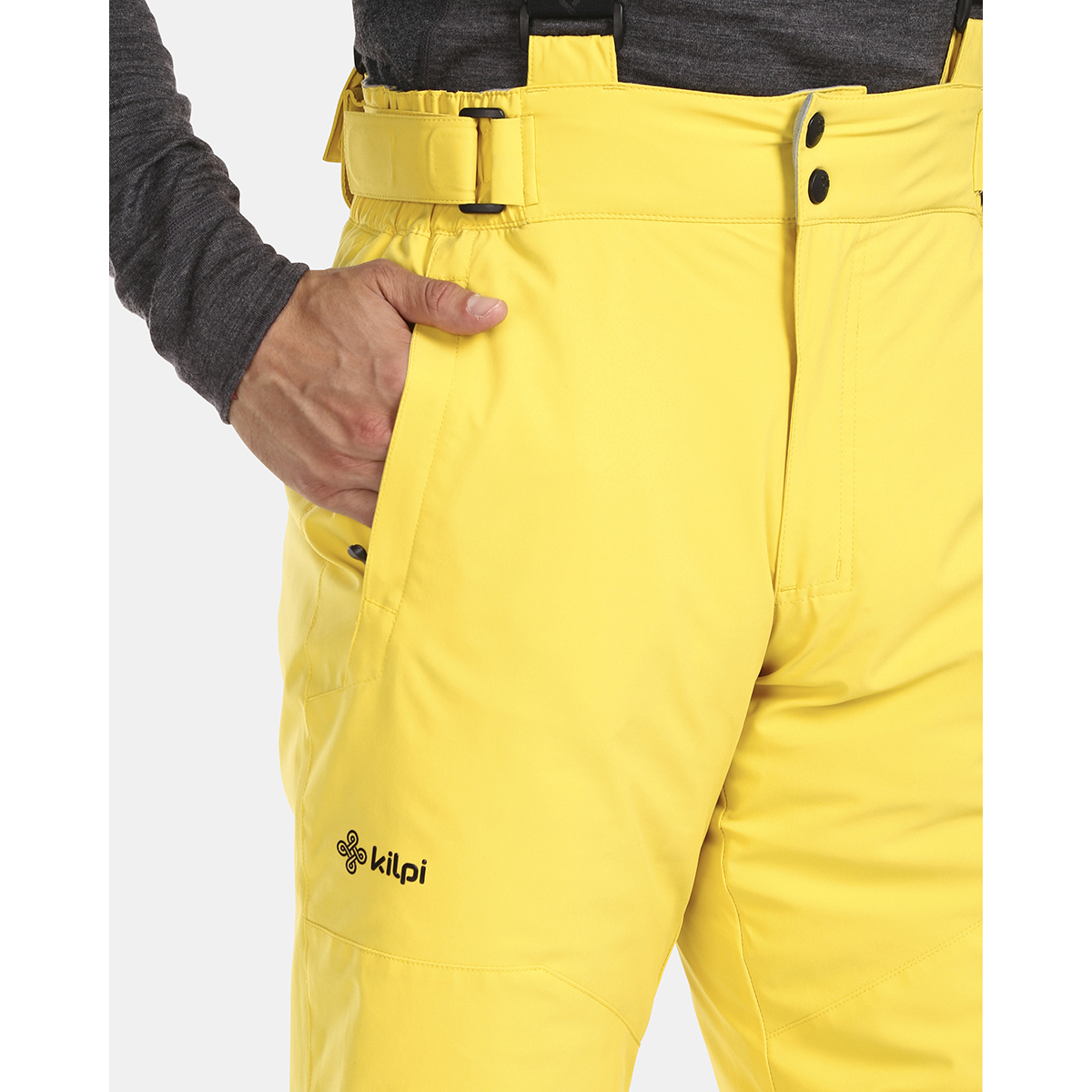 Kilpi Jaune Pantalon de ski pour homme MIMAS-M rPkJT82g