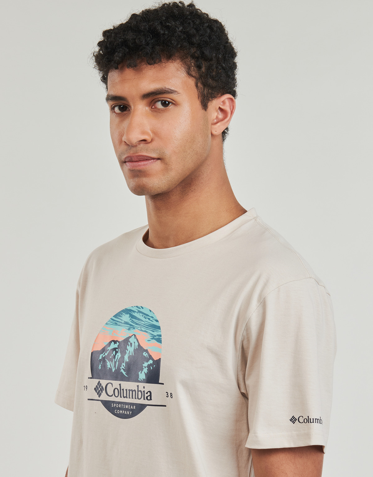 Columbia Beige Path Lake Graphic Tee II lch6cfjt