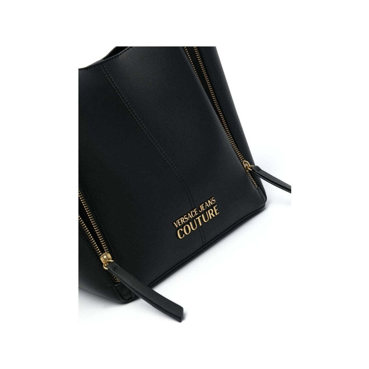 Versace Jeans Couture Noir zipper tote bag qmB3gw3T