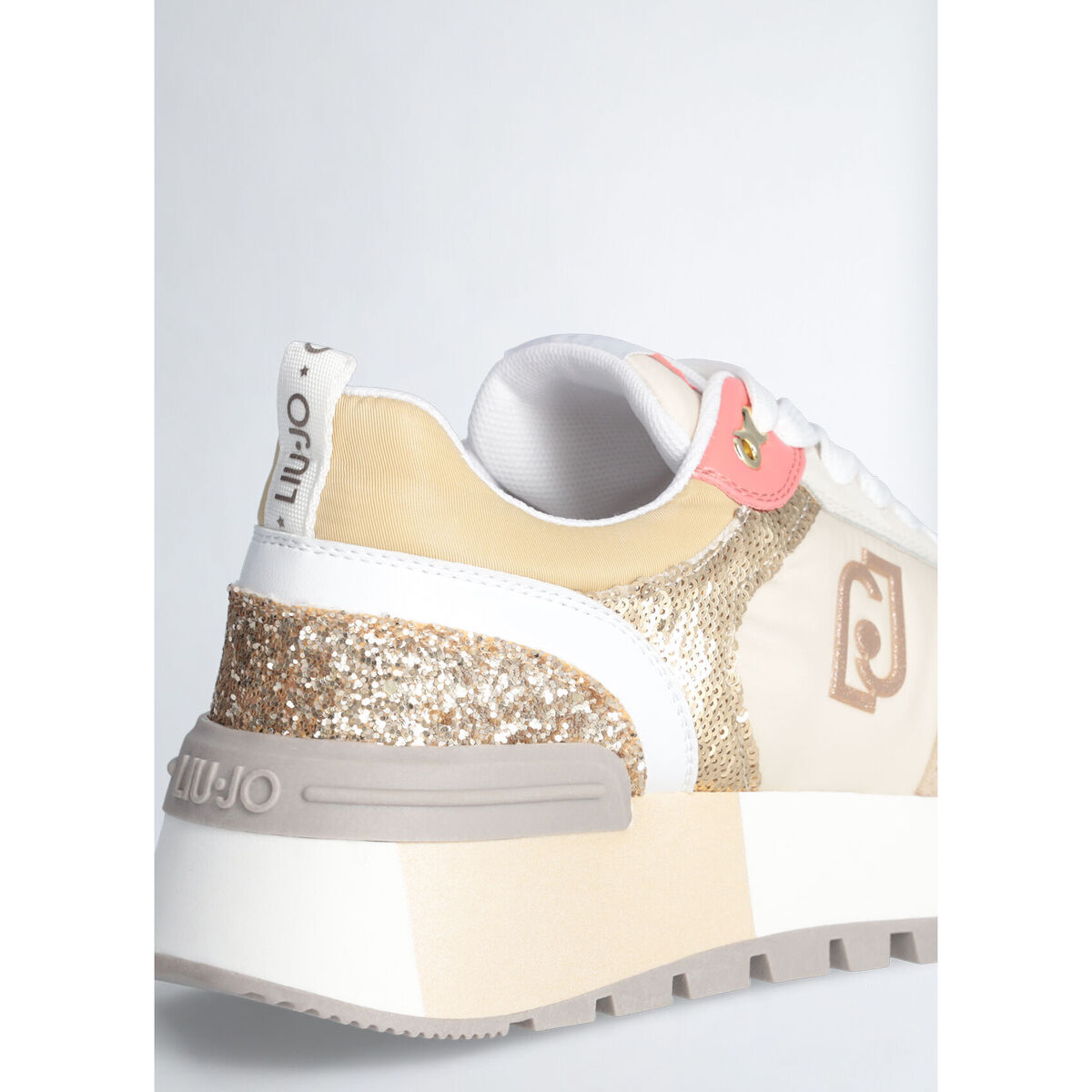 Liu Jo Multicolore Sneakers à plateforme avec glitter et paillettes M5g3YCri